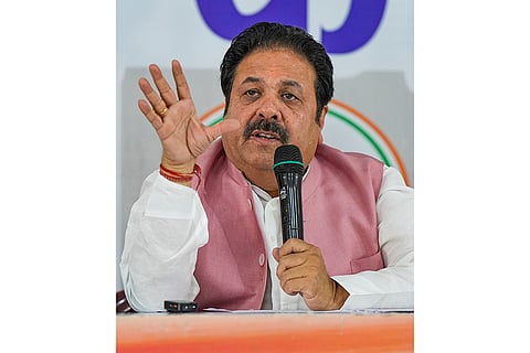 Rajeev Shukla press conference in Lucknow