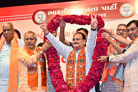 Nadda campaigns for LS polls