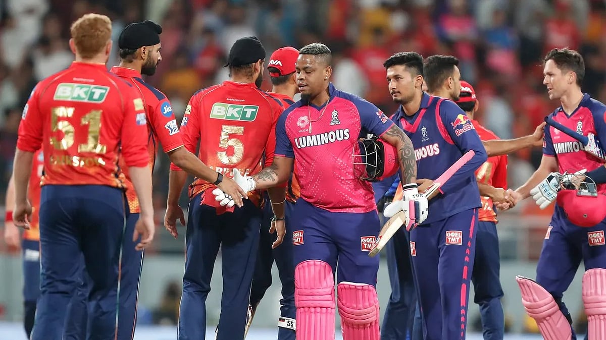 The last time the two teams met was in match 27 of IPL 2024, where Rajasthan Royals beat Punjab Kings by three wickets. - BCCI/IPL