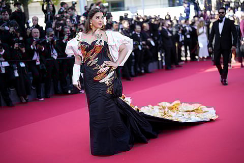 Aishwarya Rai Bachchan at the premiere of the film 'Megalopolis' at Cannes 2024