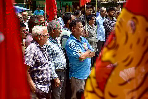 International Labour Day: AITUC rally