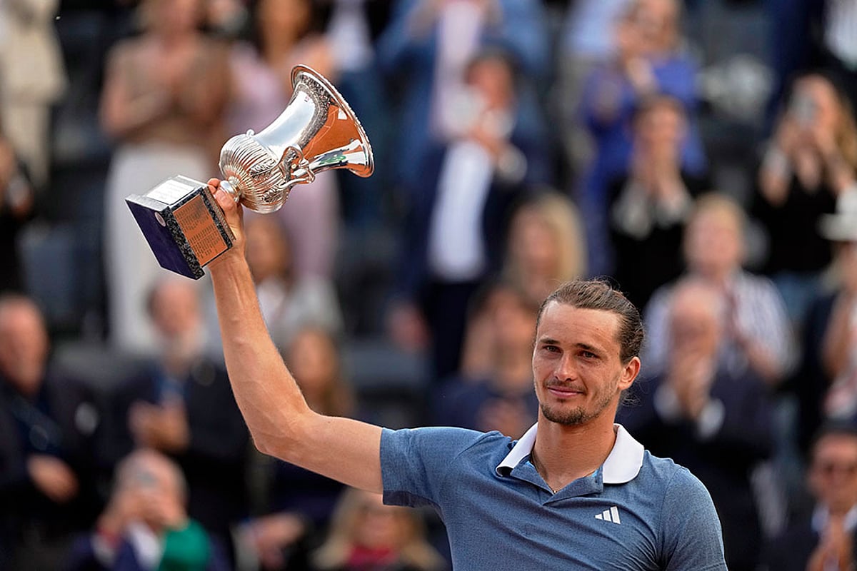 Alexander Zverev, of Germany