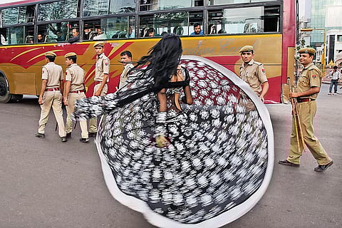Participant at an
LGBTQIA+ parade