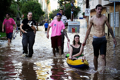 Rescue operation after rains 