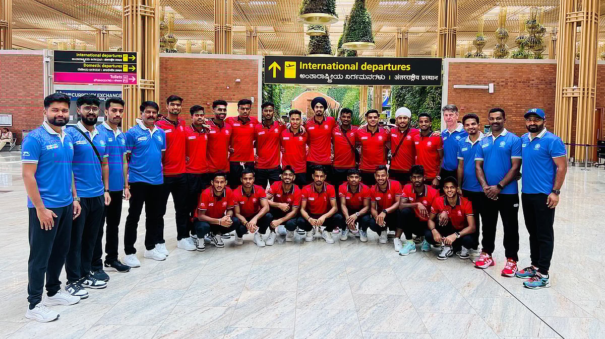TheHockeyIndia/X
 : Indian Men's Junior Hockey team kicks off their Europe tour with a win against Belgium. 