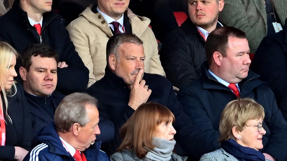 Mark Clattenburg pictured at Nottingham Forest's defeat to Manchester City last week.