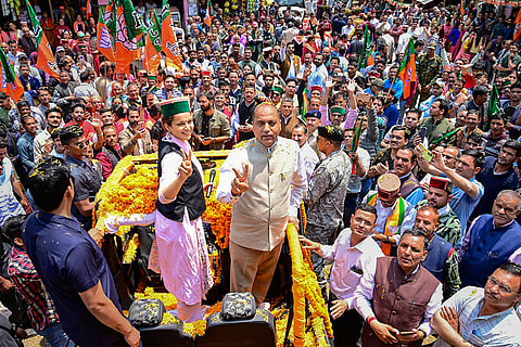Kangana Ranaut campaign for LS polls