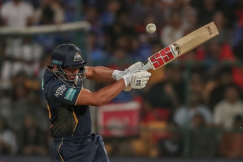 Shahrukh Khan plays a shot