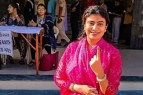 Rivaba Jadeja votes for 3rd phase