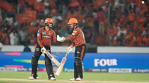 AP : SRH's Travis Head and Abhishek Sharma made mockery of the 166-run target set by LSG.