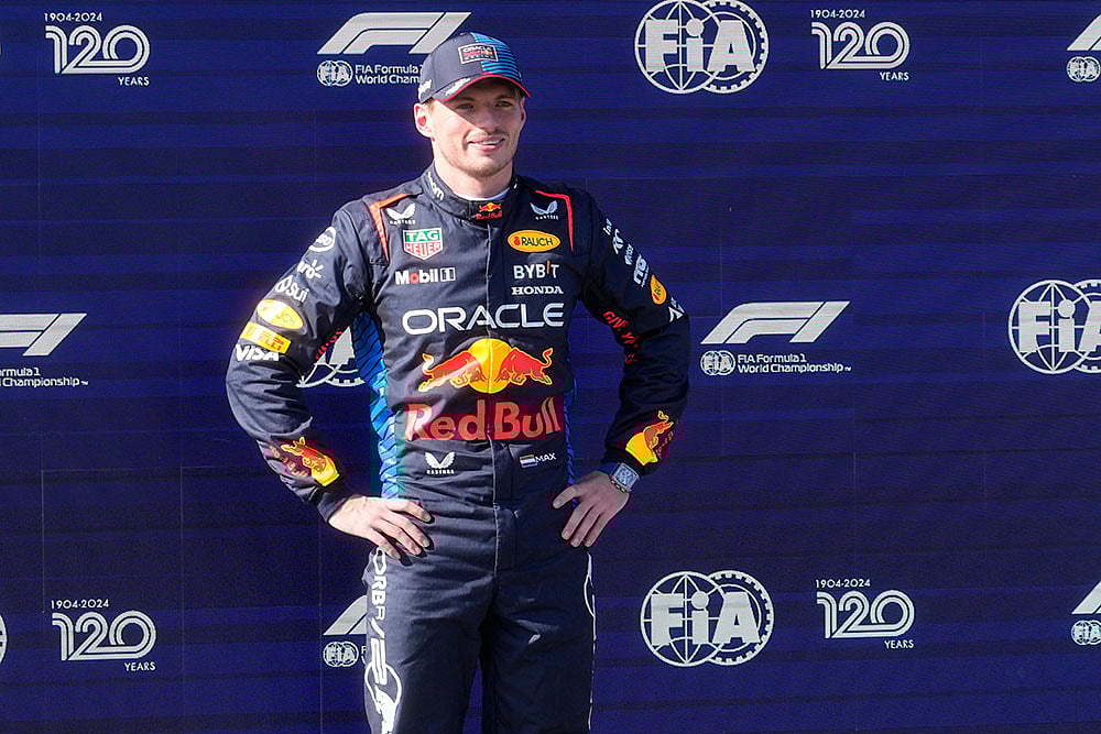 Photo: AP/Luca Bruno : Red Bull driver Max Verstappen