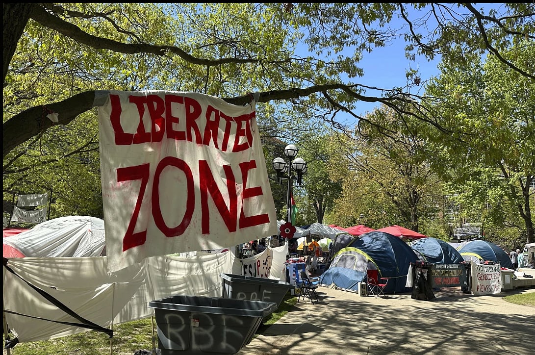 AP : Universities take steps to prevent pro- Palestinian protest disruptions.
