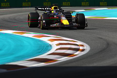 Max Verstappen at Miami Formula 1 Racing