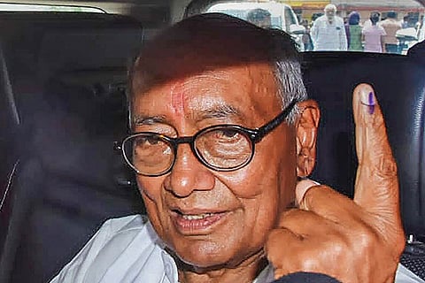 Digvijaya Singh votes for 3rd phase