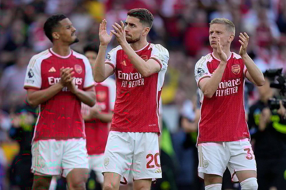 Photo: AP/Alastair Grant : Britain Soccer Premeir League