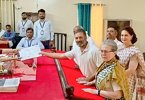 PTI : Congress leader and candidate from Rae Bareli constituency Rahul Gandhi files his nomination for the Lok Sabha elections, in Rae Bareli, Friday, May 3, 2024.