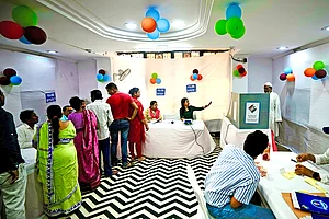 | Photo: AP/Manish Swarup : LS Polls 6th Phase Voting in Delhi