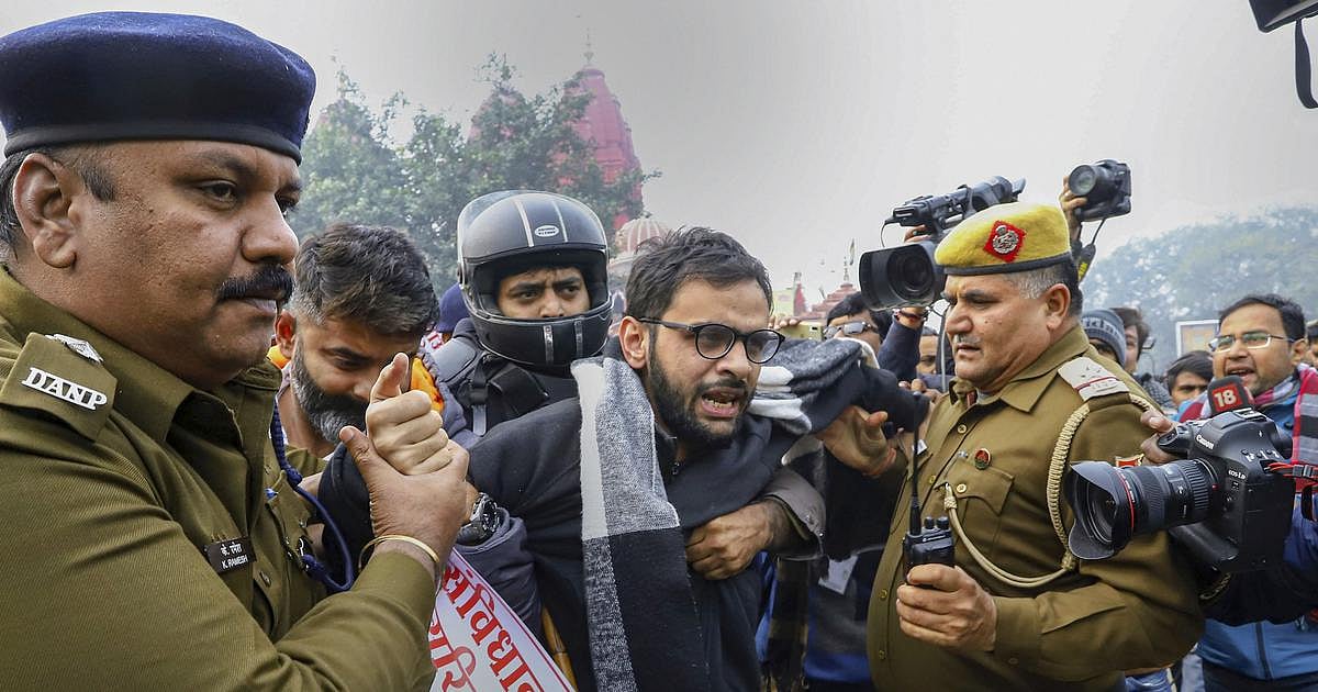 PTI : Former JNU student leader Umar Khalid |