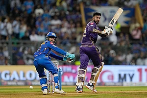 Photo: AP/Rajanish Kakade : Venkatesh Iyer MI vs KKR