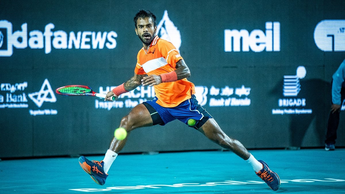 Sumit Nagal was the first Indian man since 2019 to compete in the French Open singles main draw. - File