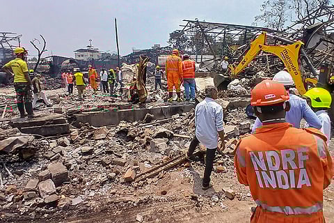 Boiler blast at a factory in Thane