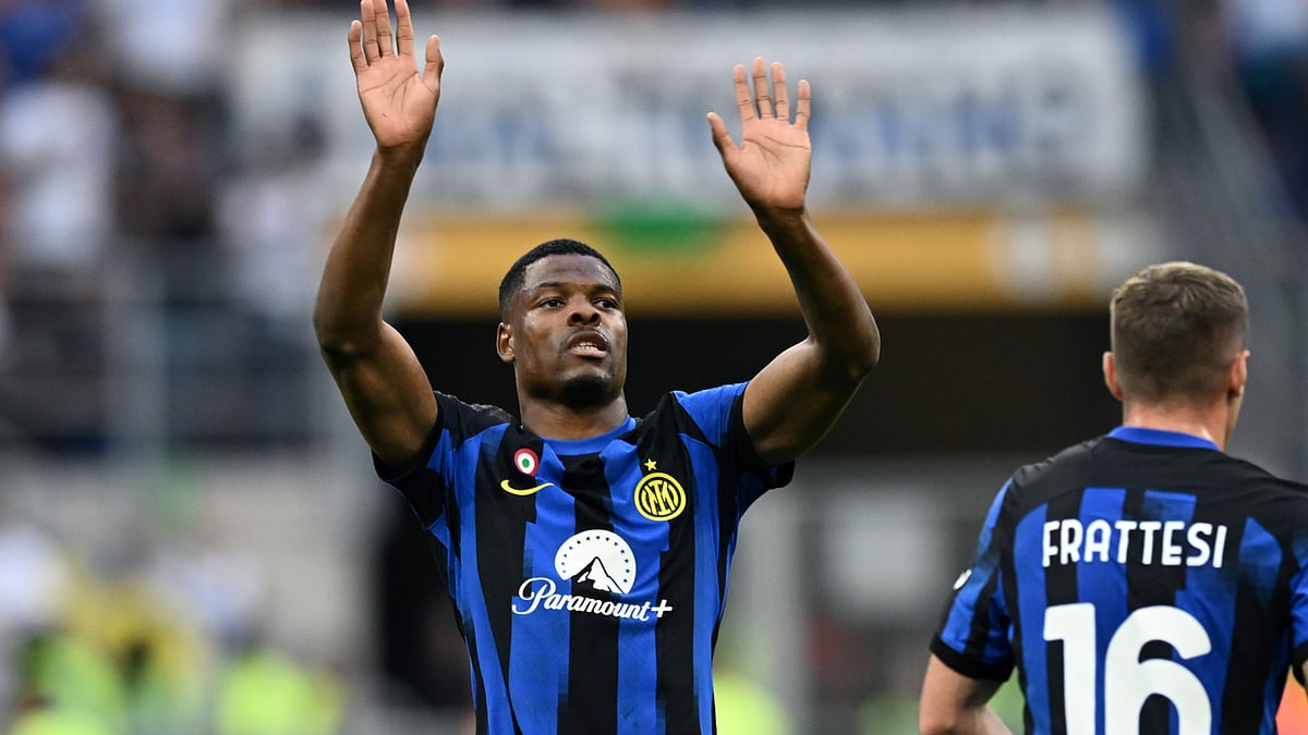 Denzel Dumfries scored for Inter Milan.