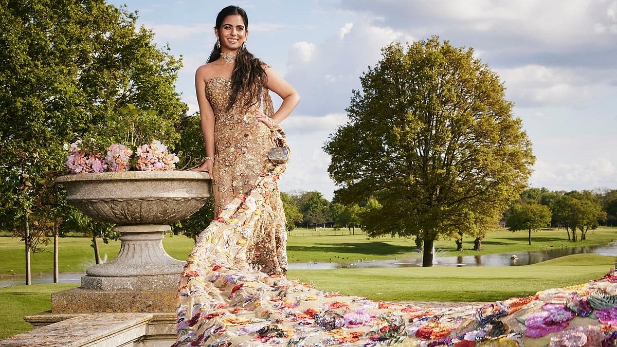 Instagram : Isha Ambani Opts For A Sari Gown From Rahul Mishra At Met Gala 2024