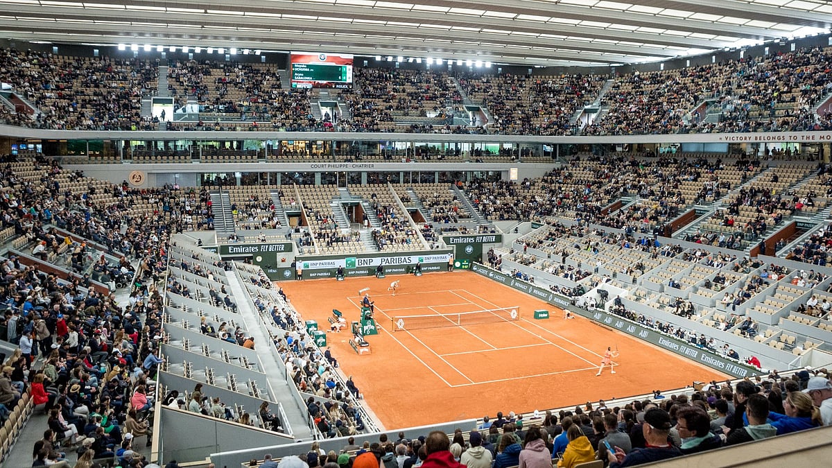 Alcohol can no longer be consumed in the stands at Roland Garros.