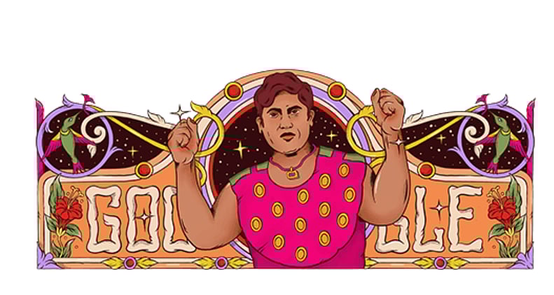 Google  : Google Doodle Honours India's First Female Wrestler Hamida Banu