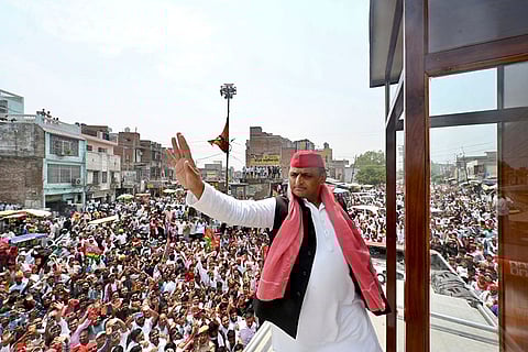 Akhilesh Yadav campaigns for LS polls