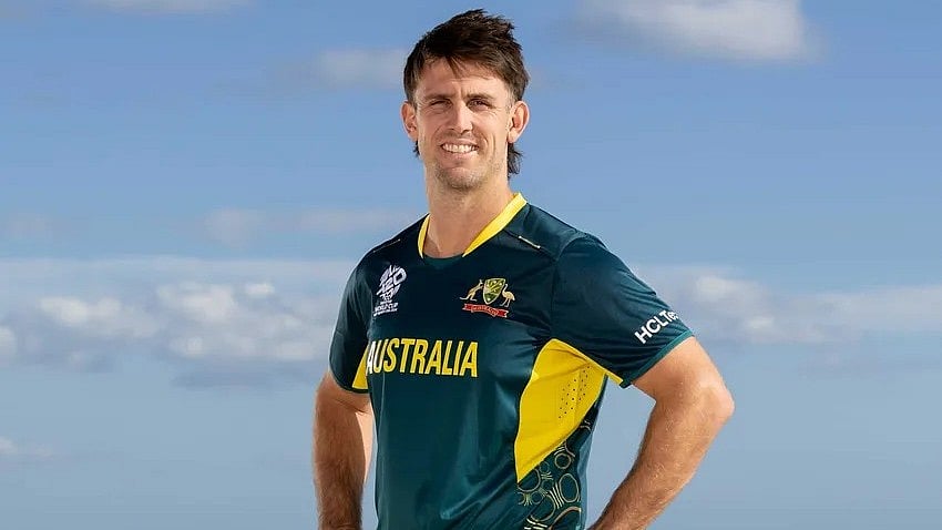 AUS T20I skipper Mitchell Marsh. - X/CricketAus