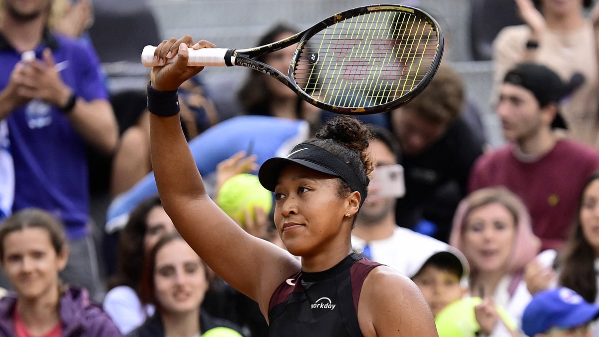 Naomi Osaka is into the third round in Rome.
