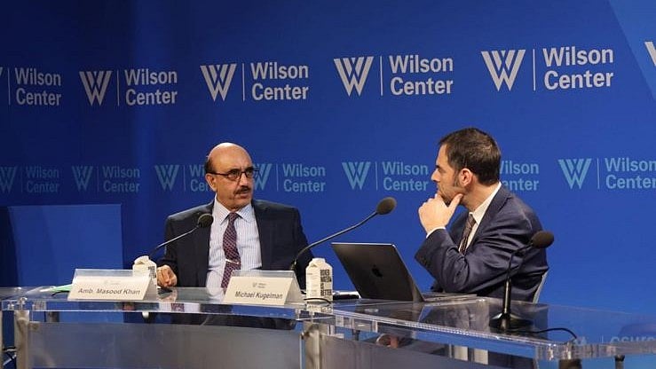 X : Pakistan's Ambassador to the United States, Masood Khan at Wilson Centre in Washington |