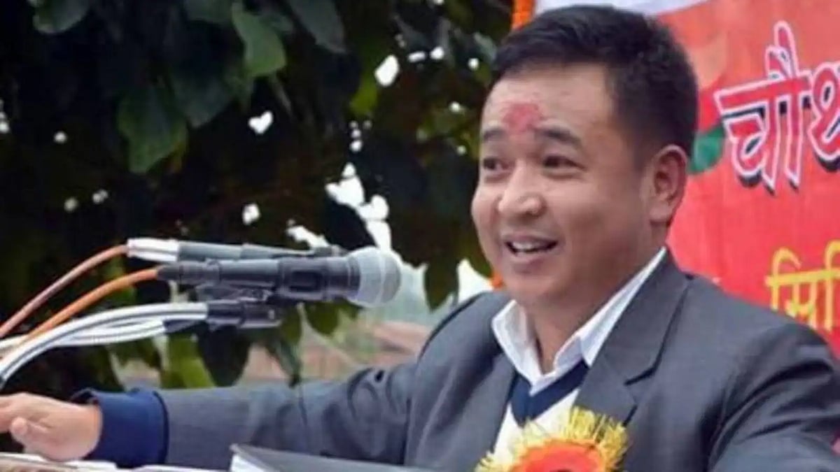 PTI : Sikkim CM Designate Prem Singh Tamang |