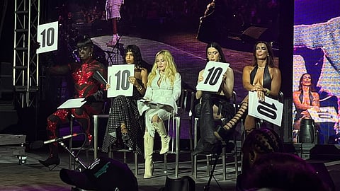 Madonna along with Arca, Bob the Drag Queen, Tokischa, and Sevdaliza.