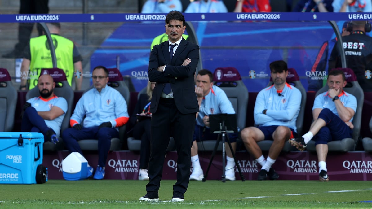 Zlatko Dalic cut a frustrated figure in Croatia's defeat to Spain