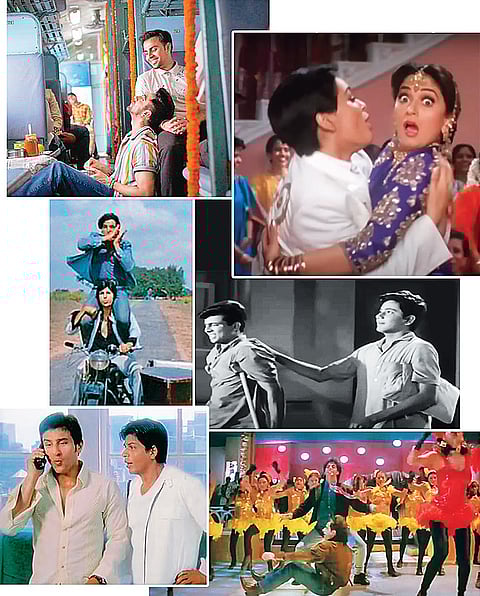 Charged Meanings: A collage of screengrabs from Bollywood films