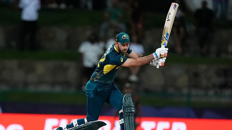 Glenn Maxwell had smashed an unbeaten double-century against Afghanistan at the 2023 ODI World Cup. - AP/Lynne Sladky