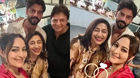 Sonakshi Sinha and Zaheer Iqbal's post-wedding dinner bash with family and close ones