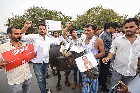Protest over NEET, UGC-NET row