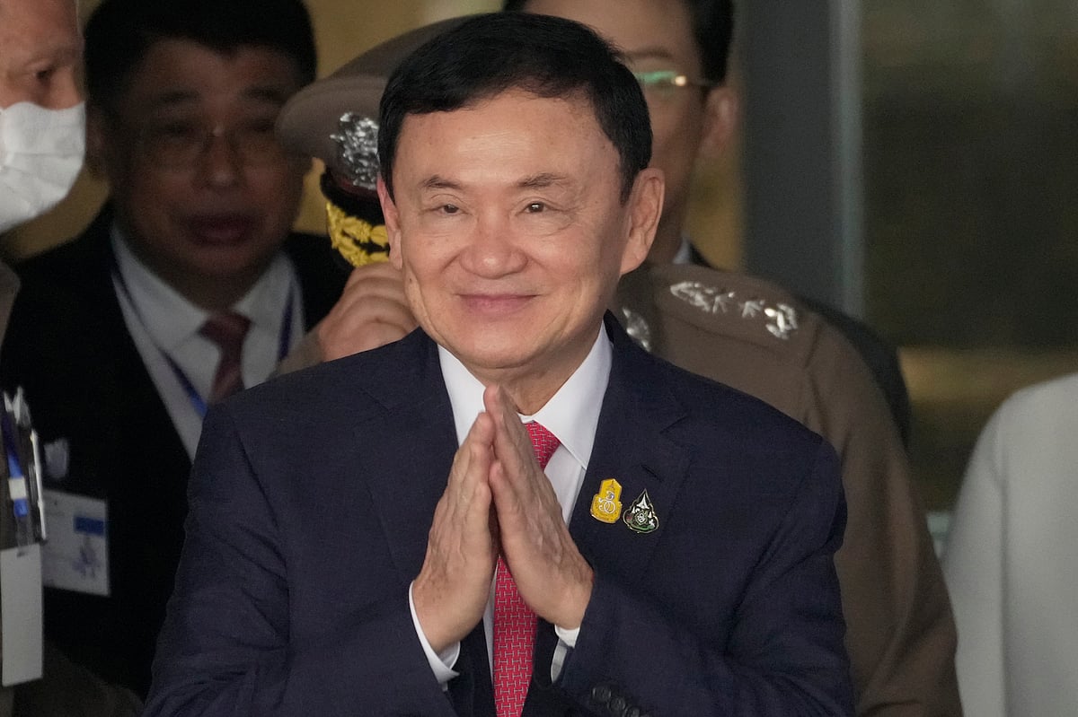 AP : Thailand's former Prime Minister Thaksin Shinawatra 