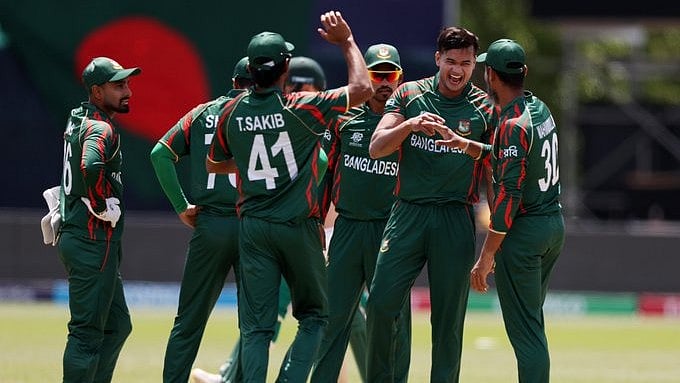 T20WorldCup/X : Bangladesh lost by 4 runs against South Africa.