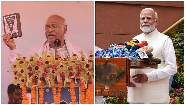 As PM Terms Emergency 'Black Spot', Kharge Calls Out His Silence On NEET, Train Mishaps, Manipur