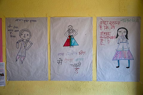 Point of View: Art works drawn by school children depicting their aspirations. Dreams of trans kids are often restricted