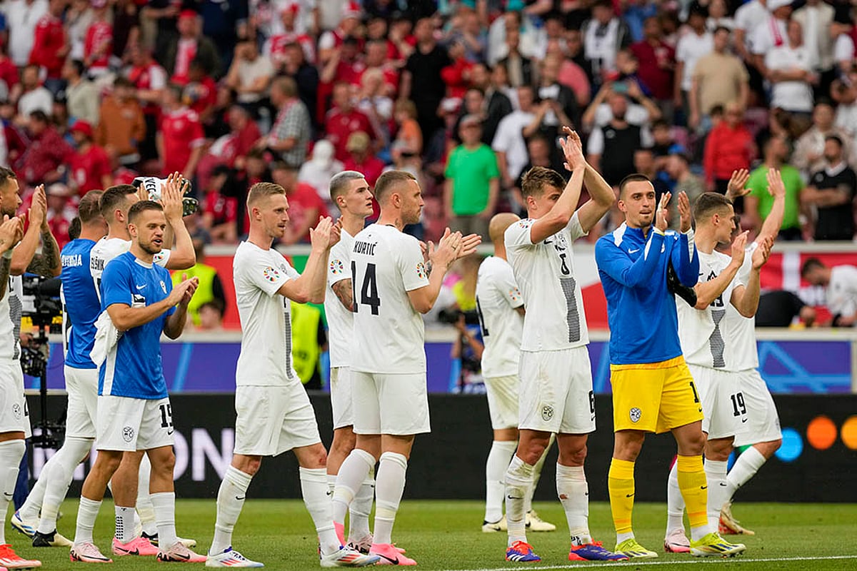 Euro 2024 Soccer Slovenia Denmark photos_1