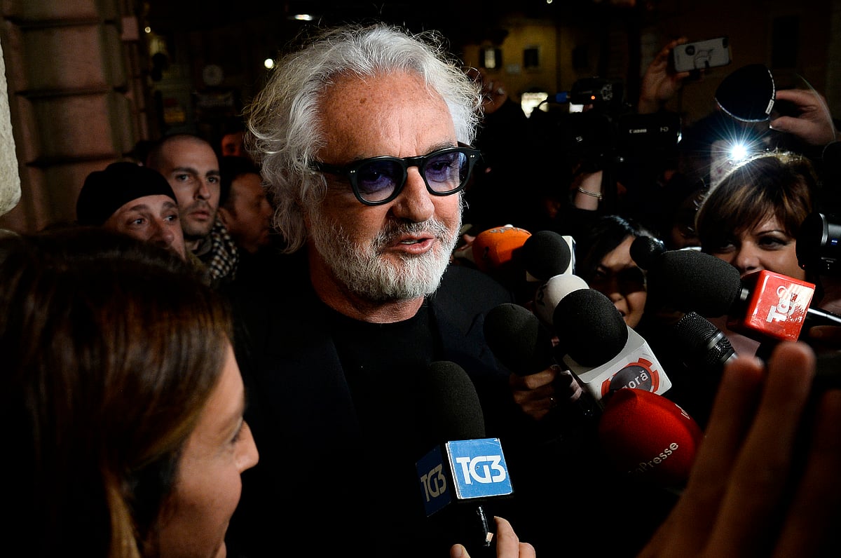 (Fabio Cimaglia/LaPresse via AP, File)






 : FILE - Former Formula One boss Flavio Briatore speaks to reporters in Rome, Jan. 15, 2019. Flavio Briatore will return to Formula One in an advisory role for Alpine, the team owned by French carmaker Renault said Friday, June 21, 2024 
