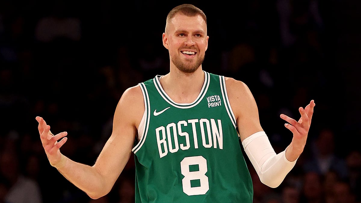 Boston Celtics' Kristaps Porzingis