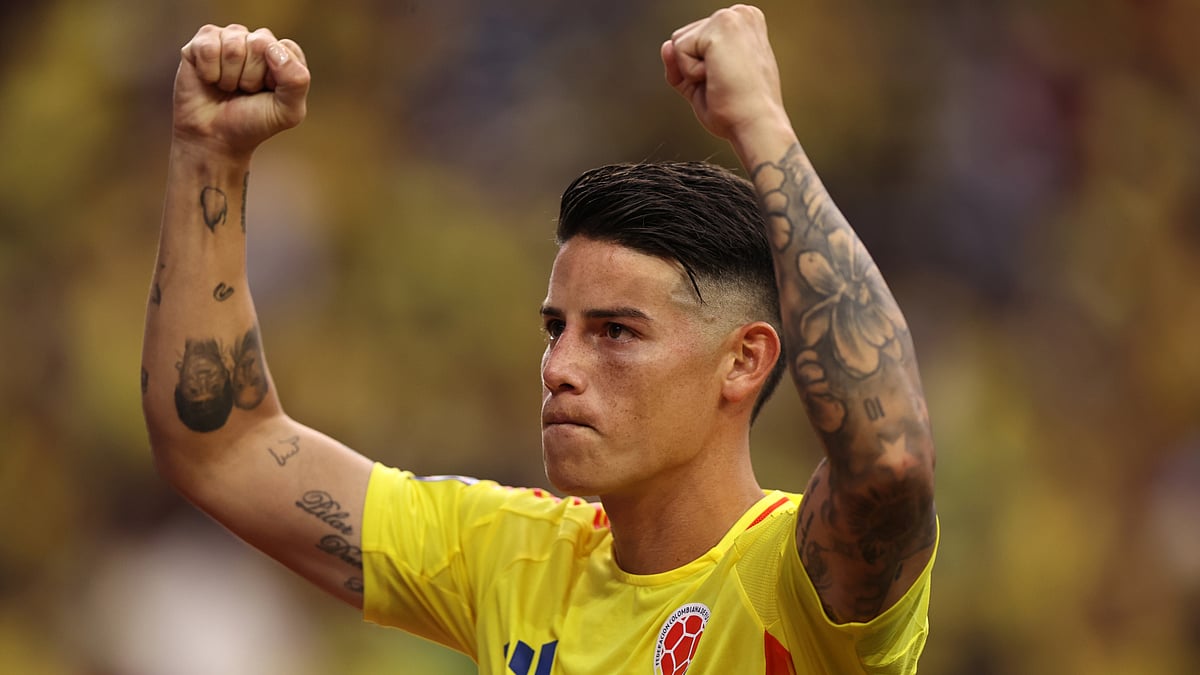 James Rodriguez starred as Colombia got off the mark at the Copa America. - null
