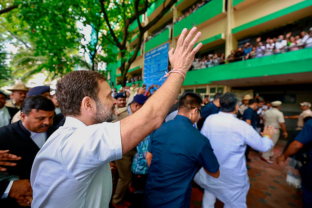 | Photo: PTI : Rahul granted bail in defamation case