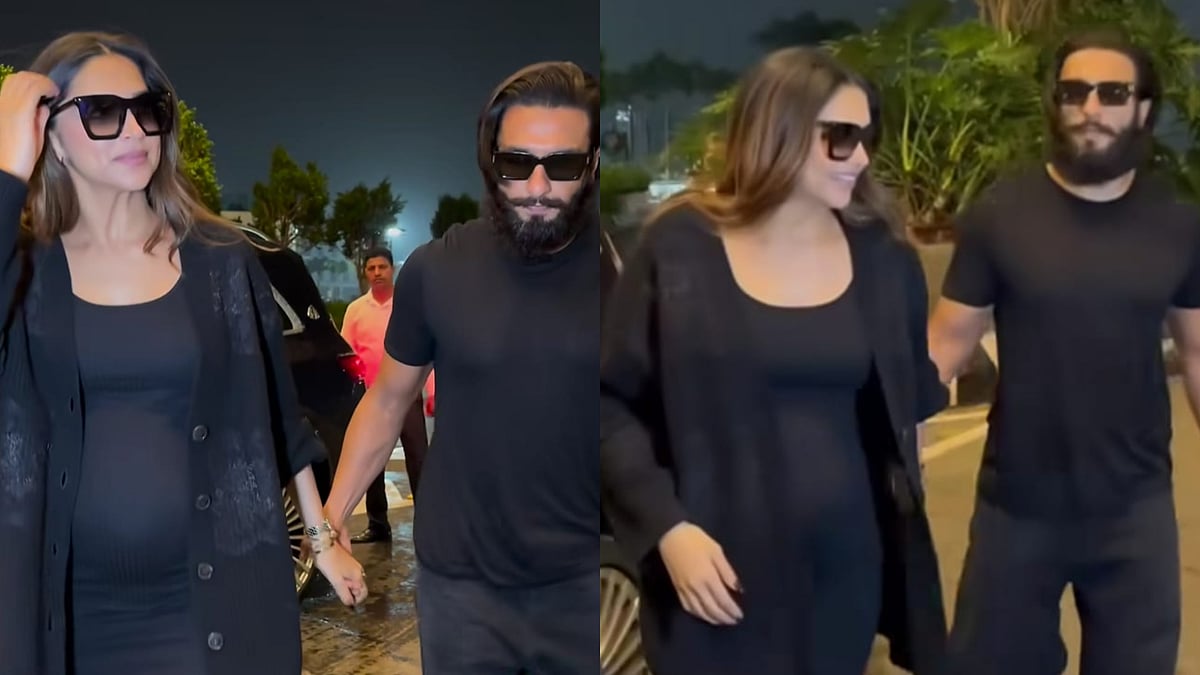 Deepika Padukone and Ranveer Singh spotted at airport - Instagram